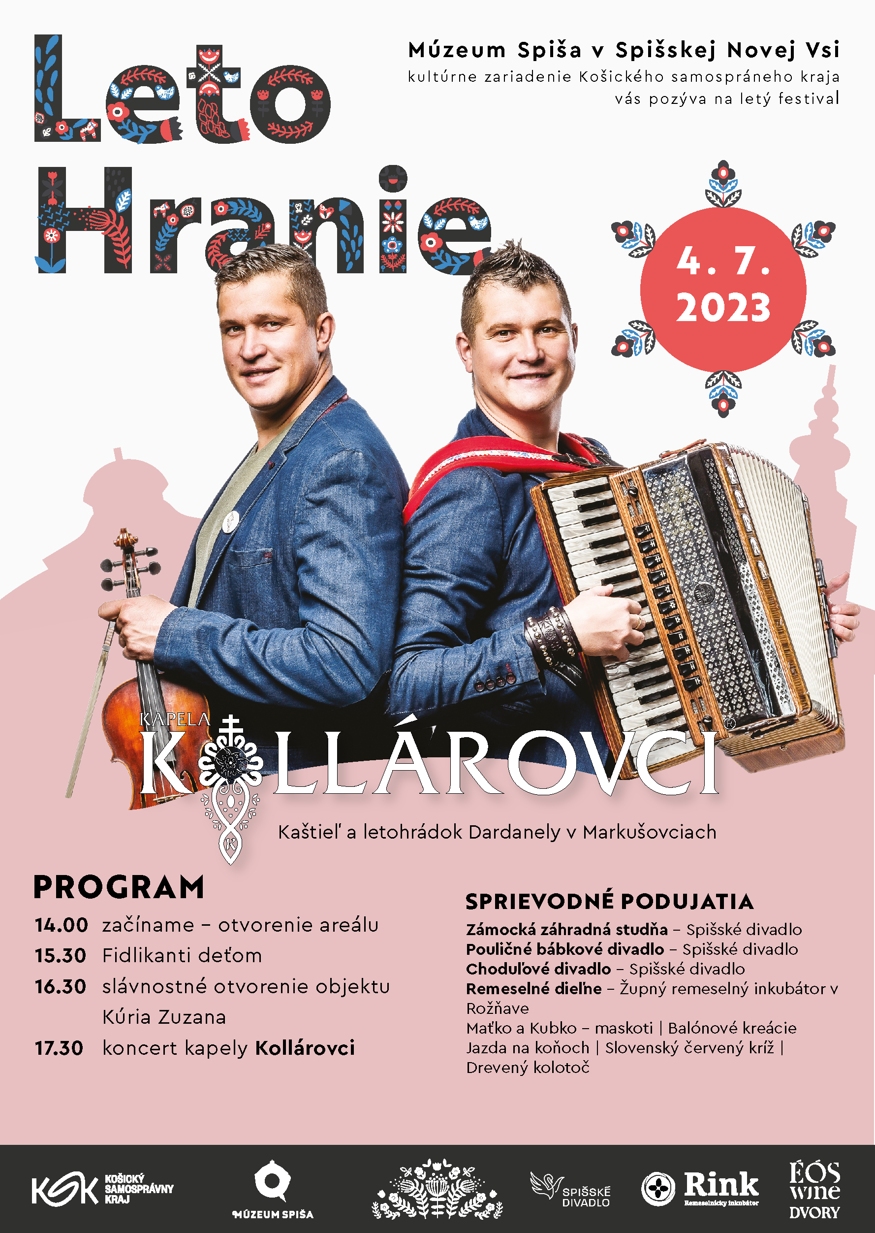 Leto Hranie 2024 Event Poster
