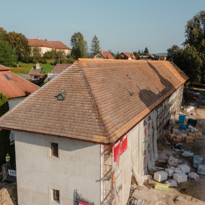 Kúria Zuzana pohľad z dronu. Autor: V. Krempaský